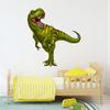 T-Rex Dinosaur Wall Decal - Boys Dinosaur Themed Wall Decal - Dinosaur Wall Decal Nursery Vinyl Decor Sticker (30"W x 32"H) view 1
