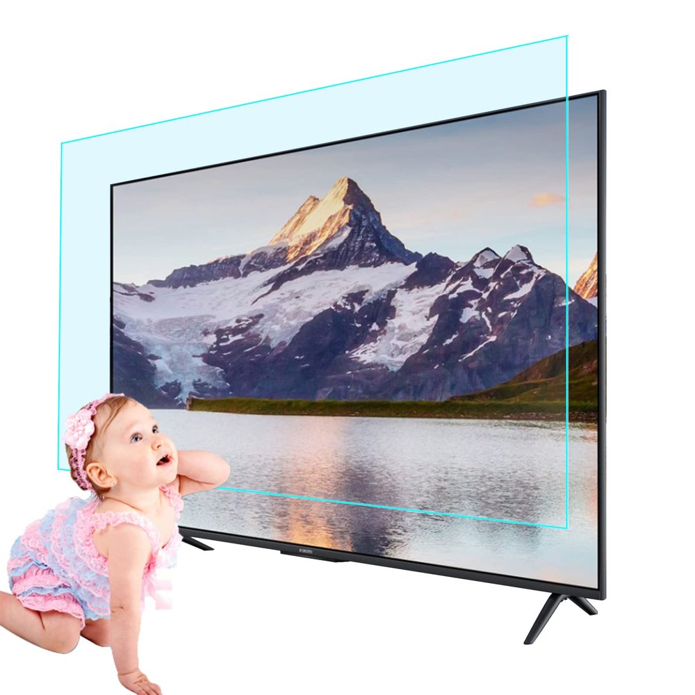 AIZYR Matte TV Screen Protector Relieve Eye Strain - Anti-Glare Anti Scratch Film Filtering Out Blue Light for LCD LED OLED HDTV, Customizable,47 in 1044 x 590mm