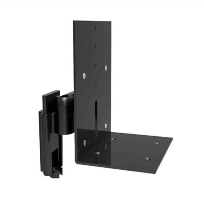 luckxuan Speaker Rack Aluminum Wall Mount Speaker Holder Tilt Swivel Audio Speaker Mount Hanging Bracket Quick Easy Installation Support Rack Speaker Mounts
