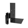 luckxuan Speaker Rack Aluminum Wall Mount Speaker Holder Tilt Swivel Audio Speaker Mount Hanging Bracket Quick Easy Installation Support Rack Speaker Mounts view 1