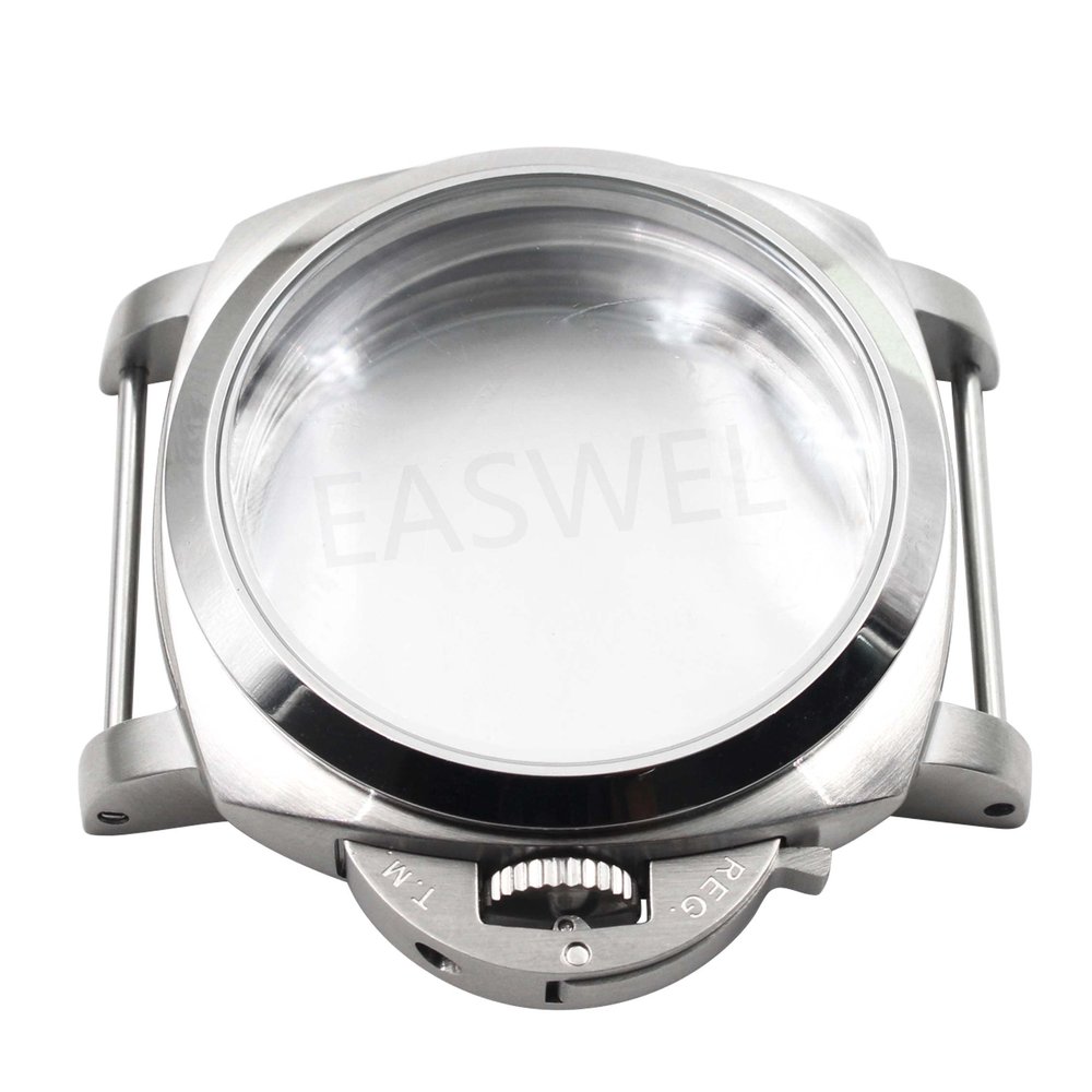 47mm Polished Stainless Steel Watch Case Cover for ETA 6497 6498 Seagull St36