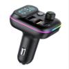 Wireless in-Car Bluetooth FM Transmitter Handsfree Call Car Charger with 18W PD+QC3.0 Dual USB Port Charger Support SD/TF Card USB Flash Drive view 1