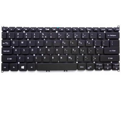 fqparts Replacement Laptop Keyboard for ACER for Spin SP314-21 SP314-21N Black US English Layout