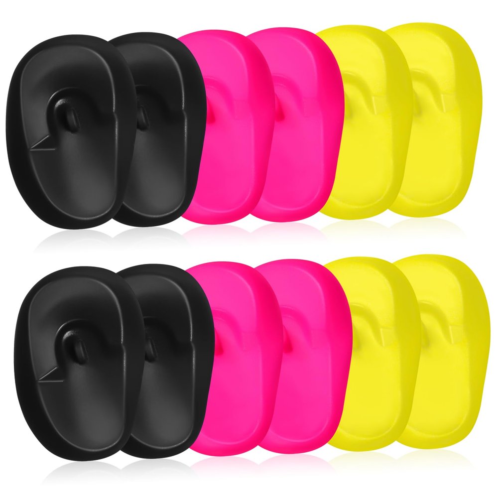 Plastic Ear Covers Hair Dyeing Ear Covers 6pcs Hair Dye Earmuffs for Bathing Shower Spa