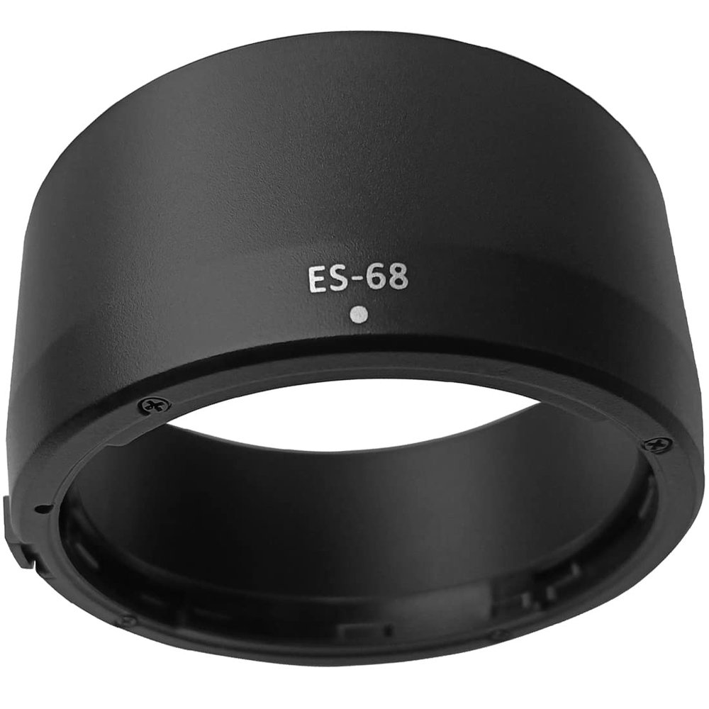 HUIPUXIANG 50mm Lens Hood for Canon EF 50mm f/1.8 STM (Not for EF f/1.4), ES-68 es68, Compatible With 49mm Filters and Lens Cap
