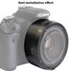 HUIPUXIANG 50mm Lens Hood for Canon EF 50mm f/1.8 STM (Not for EF f/1.4), ES-68 es68, Compatible With 49mm Filters and Lens Cap view 4