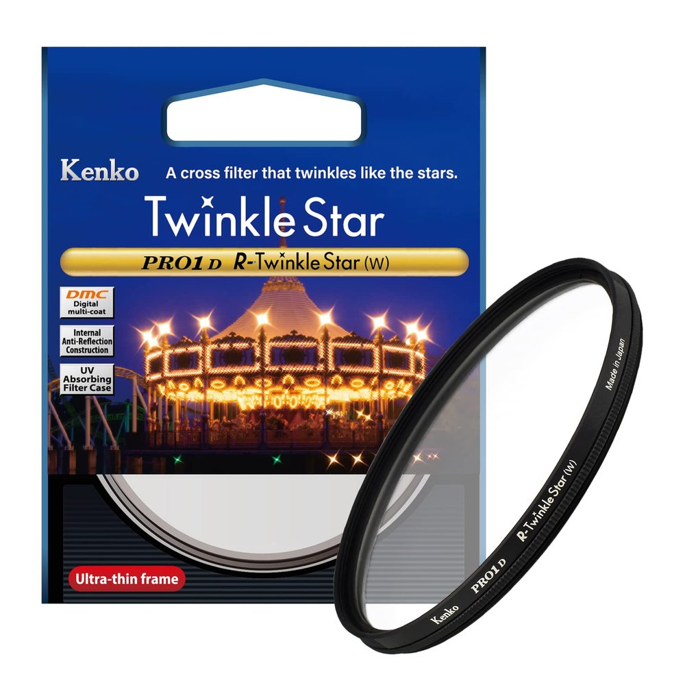 Kenko Cross Effect Filter PRO1D R-Twinkle Star 77mm, 4-line, Low Profile