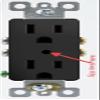 4K WiFi Wall AC Outlet Hidden Spy Camera with Motion Detection & Android and iOS APP Black view 2