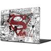 Skinit Decal Laptop Skin Compatible with MacBook Pro 14in (2021-24) - Officially Licensed DC Comics Superman Comic Pattern Logo in Red Design view 1