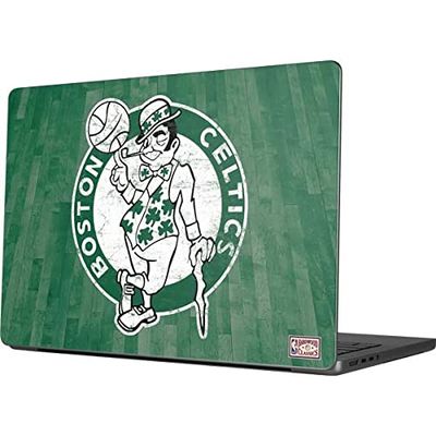 Skinit Decal Laptop Skin Compatible with MacBook Pro 14in (2021) - Officially Licensed NBA Boston Celtics Hardwood Classics Design
