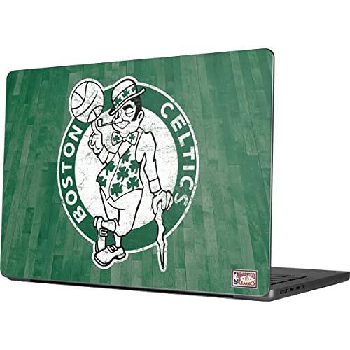 Skinit Decal Laptop Skin Compatible with MacBook Pro 14in (2021) - Officially Licensed NBA Boston Celtics Hardwood Classics Design