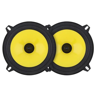 ePathChina 2pcs Full Range Frequency Car Audio Speaker Heavy Mid-bass Ultra-Thin Modified Speaker Non-Destructive Installation (5 Inch)