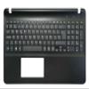 AKGIFT Spanish Keyboard Compatible for Sony Vaio SVF152A29M SVF152C29W SVF152C29X SVF152A29U (Not Fit SVF15A) with Palmrest Cover (Black) view 1