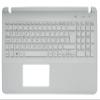 AKGIFT Spanish Keyboard Compatible for Sony Vaio SVF152100C SVF1521Q1RW SVF153A1QT SVF153A1YM SVF154B1EL (Not Fit SVF15A) with Palmrest Cover (White) view 1