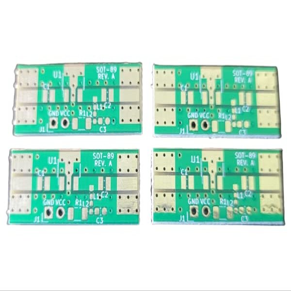 4pcs Development Evaluation PCBs for RF MMIC Gain Block Amplifier SOT-89 Package
