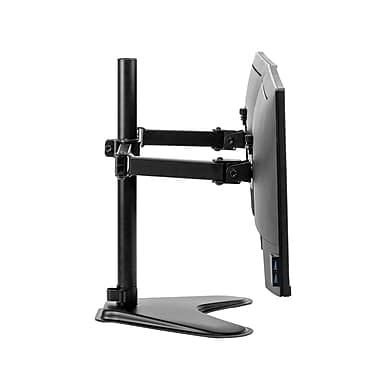 30 in. Professional Series Freestanding Dual Horizontal Monitor Arm44; Black