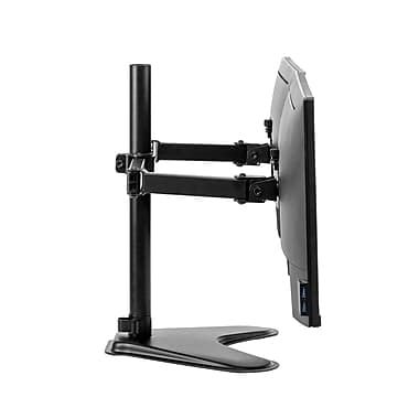30 in. Professional Series Freestanding Dual Horizontal Monitor Arm44; Black