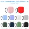 2 Pack DAYJOY Soft Silicone Protective Case Cover Compatible with Redmi Buds 3 Earphone, Protective Skin Sleeve with Key Chain(red+Pink) view 4