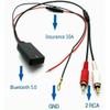 colorparts2016 Car AUX Radio Stereo Audio Cable Adapter 2RCA Connector Music Bluetooth Aux Kit view 3