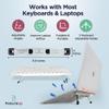 ProRiser by PostureUp  Self-Adhesive Non-Scratch Aluminum Laptop & Keyboard Stand for Desk, 1.75 & 3in Elevation, Adjustable Computer Stand, Laptop Riser  for Up to 20in Laptops and Keyboards view 2