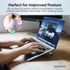 ProRiser by PostureUp  Self-Adhesive Non-Scratch Aluminum Laptop & Keyboard Stand for Desk, 1.75 & 3in Elevation, Adjustable Computer Stand, Laptop Riser  for Up to 20in Laptops and Keyboards view 3