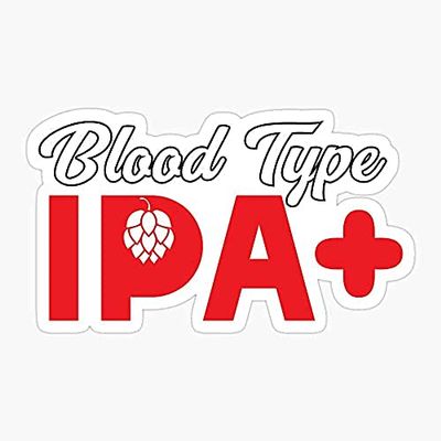 Beer Silently Craft Brewery Brewer Selection Judging IPA Type Blood Sticker Decal Vinyl - Peel and Stick to Any Smooth Surface