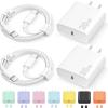 iPhone 17 16 15 Charger Fast Charging Type C Chargers USB C Charger Block iPhone 17 16 15 Air Pro Max Chargers with 6FT Cable for iPhone 17/17 Plus/17 Pro Max/16/16 Plus/16 Pro Max/15 Pro Max/iPad Pro view 1