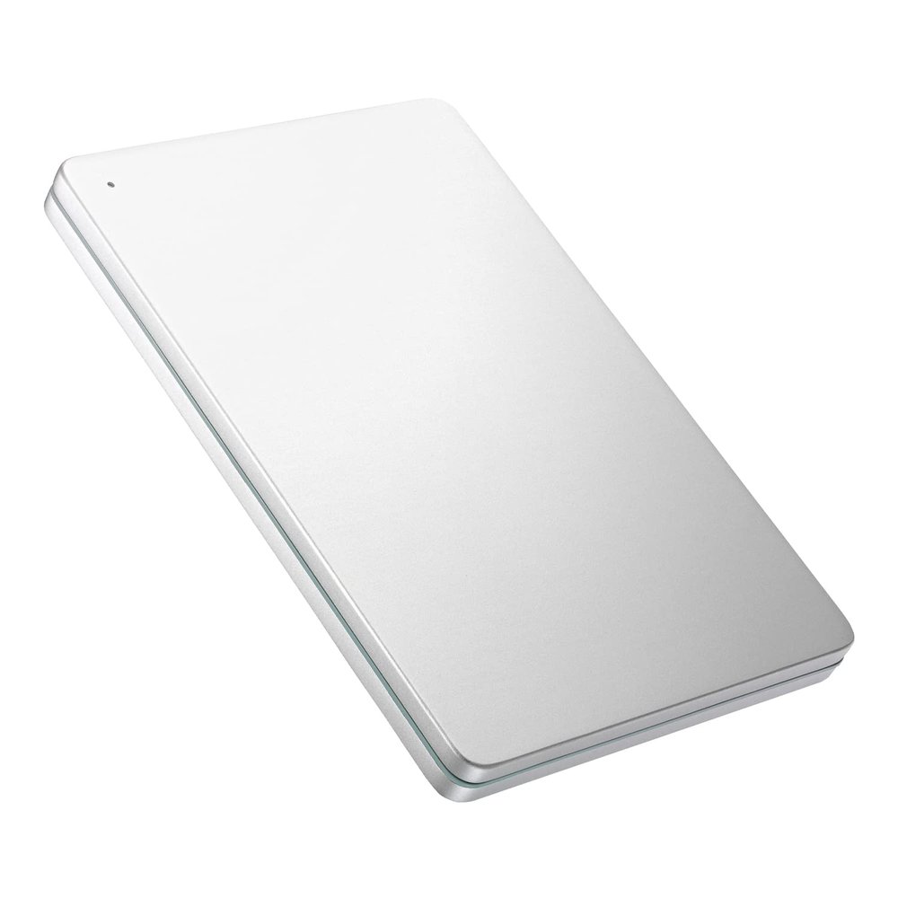 I-O Data HDPX-UTSC2S Portable Hard Disk 2TB USB 3.2 Gen 1 (USB 3.0) Compatible, Silver x Green, Made in Japan