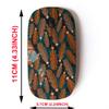 2.4G Wireless Mouse with Cute Pattern Design for All Laptops and Desktops with Nano Receiver - Brown Feathers view 2