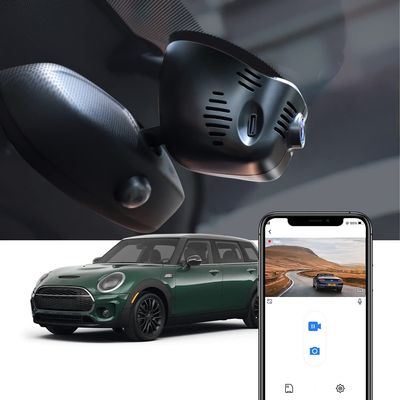 Fitcamx 4K Dash Cam Suitable for MINI Cooper Clubman S Countryman Convertible (Model A) Oxford F54/F55/F56/F57/F60, OEM Look, UHD 2160P Video, WiFi & APP, Loop Recording G-Sensor, Plug&Play, 64GB Card