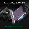 10Gtek PCIe X16 to (4) SFF-8643 U.2 SSD Adapter, Requires Motherboard BIOS Bifurcation, Windows10/8/7, RHEL8/7, ESXi7/6, Ubuntu21/20/18 Compatible view 3