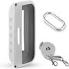 co2CREA Soft Silicone Case Replacement for Bose SoundLink Flex Bluetooth Portable Speaker (Silicone Case, White Smoke Case) view 3