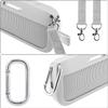 co2CREA Soft Silicone Case Replacement for Bose SoundLink Flex Bluetooth Portable Speaker (Silicone Case, White Smoke Case) view 4