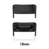 FitTurn Compatible with Fitbit Charge 5 Advanced Fitness Bracelet 316L Stainless Steel Connector Adapter Fits any watch strap with 18mm width (Black+Black) view 3
