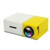 ASDNN LED Portable Home Entertainment Projector, Definition 1080P Support Mobile Power Supply,Mini Projector,Outdoor Camping Parent Child Interaction (Yellow) view 1