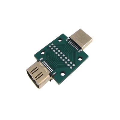 HDMI Male to Female Connector Breakout Board 19P Type A