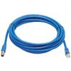 Tripp Lite M12 X-Code Cat6a Shielded Ethernet Cable, M12/RJ45 Cable, 10G F/UTP CMR-LP (M/M), IP68, 60W Power Over Ethernet, Blue, 32.8 Feet / 10 Meters, (NM12-6A2-10M-BL) view 2