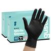 Comfy Package GUSTO Black Nitrile Gloves [200 Count] 6 Mil, HEAVY DUTY Disposable Gloves for Food Prep, Cooking, Tattoo, Cleaning  Latex-Free, Powder-Free, Textured Fingertips - X-Large (Formerly view 1