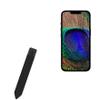 BoxWave Stylus Pouch Compatible with Apple iPhone 13 Pro - Stylus PortaPouch, Pen Stylii Holder Carrier Portable Self-Adhesive - Jet Black view 1