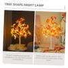 Uonlytech 1pc Lifelike Maple Leaf Tree Lamp USB Powered Night Light for Thanksgiving Holiday Decor Charming Tabletop Decoration for Home Shop and Parties view 3