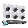ZOSI C220 8CH 4MP QHD 2.5K PoE Home Security Camera System, 8CH 5MP 3K NVR with 2TB HDD for 24/7 Record, 6 x 4MP(1440p) Dome IP Cameras Outdoor Indoor, Smart AI Human Detection, Two-Way Audio view 1