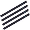Extra Large 4 Pack 2 x 60 Inches Hook and Loop Strap, Reusable Fastening Cable Tie Down Straps by Wisdompro - Reusable, Durable Functional Cinch Cable Straps for Your Home, Office, Workspace view 1