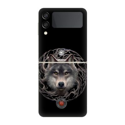 Head Case Designs Officially Licensed Anne Stokes Night Forest Wolf Fantasy Vinyl Sticker Skin Decal Cover Compatible with Samsung Galaxy Z Flip3 5G