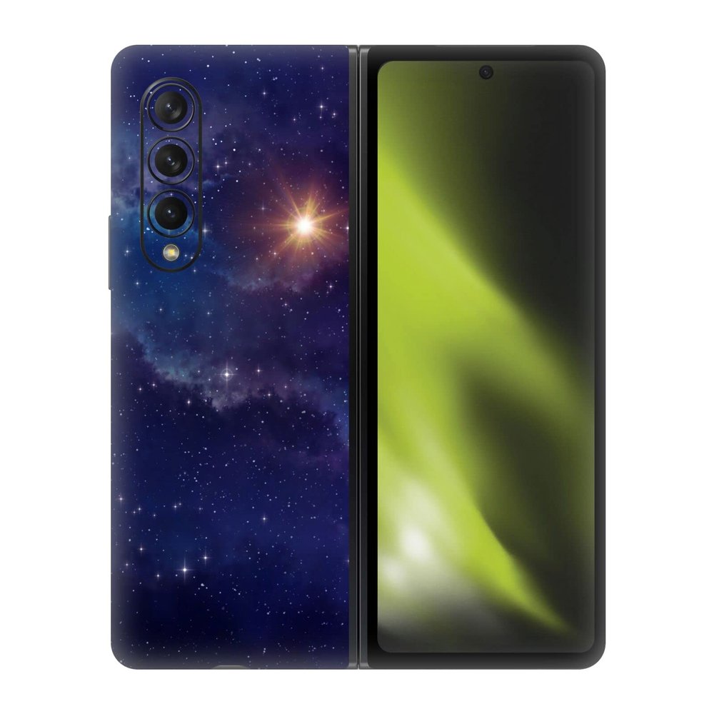 Head Case Designs Officially Licensed Cosmo18 Shine Space 2 Vinyl Sticker Skin Decal Cover Compatible with Samsung Galaxy Z Fold3 5G