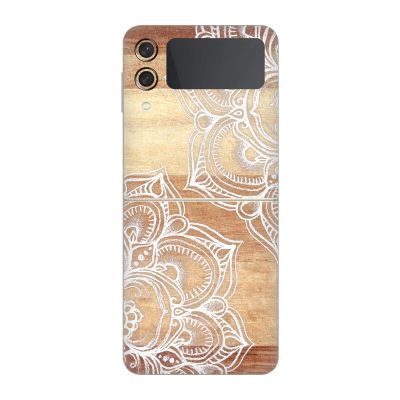 Head Case Designs Officially Licensed Micklyn Le Feuvre Mandala Pattern 3 Vinyl Sticker Skin Decal Cover Compatible with Samsung Galaxy Z Flip3 5G