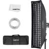 AMBITFUL FW30x120 30x120cm Strip Honeycomb Grid Bowens softbox, with Honeycomb Grid + Carrying Bag, for Bowens Mount lamp(FW30x120/12''x47'') view 1