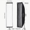 AMBITFUL FW30x120 30x120cm Strip Honeycomb Grid Bowens softbox, with Honeycomb Grid + Carrying Bag, for Bowens Mount lamp(FW30x120/12''x47'') view 2