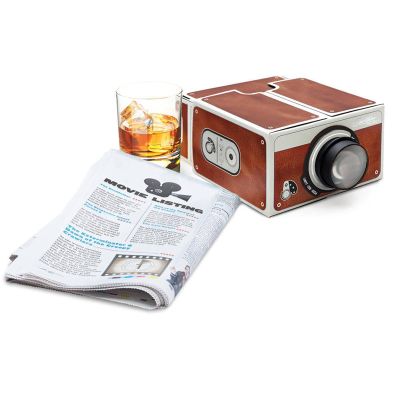 ASDNN Retro Mini Projector,no Power Supply,Smart Phone to Watch,Simple Home Retro Small Theater,DIY Projector