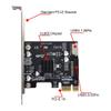 ChenYang USB 3.0 20Pin  USB 3.1 Gen 1 Type-E Front Panel Socket to PCI-E 1X PCI Express Expansion Card Adapter view 4