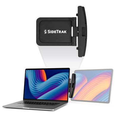 SideTrak Swivel Tablet Mount | Mount for Phones, iPads, Tablets, and Other | Compatible with iPad and Apple Sidecar | Tablet Holder with Kickstand | for Laptops and Countertops | Holds Up to 1 lb.